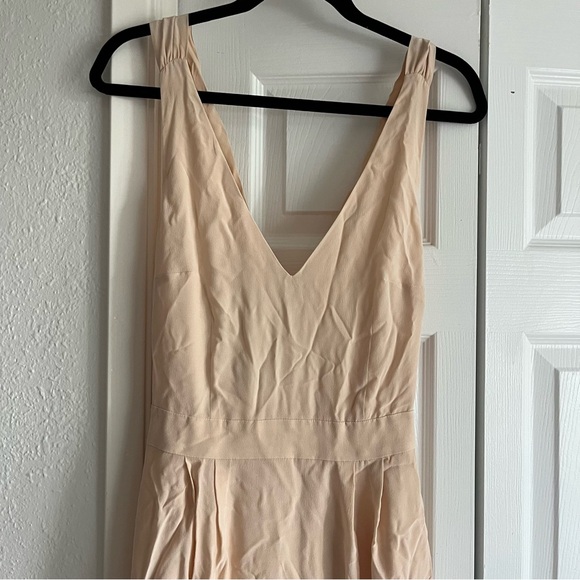 SEZANE (36 US 4) Laura Robe Silk Maxi Cross Open Back Dress - Picture 10 of 11